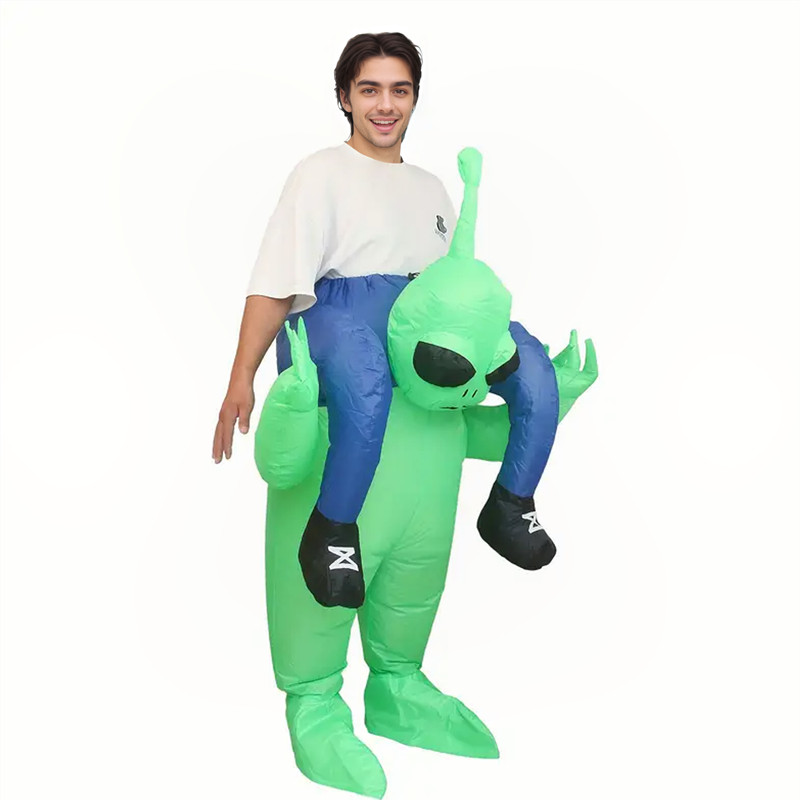 Inflatable Dinosaur Costume Adult - Aufblasbares Alien-Kostüm für Erwachsene und Kinder,