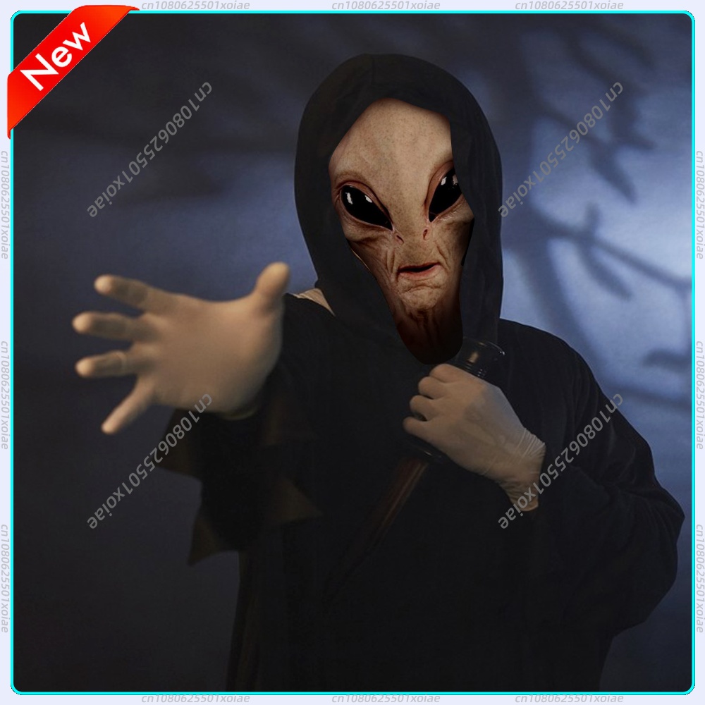 Latex Alien Mask Realistic - Realistische Latex-Alien-Masken für den ganzen Kopf,