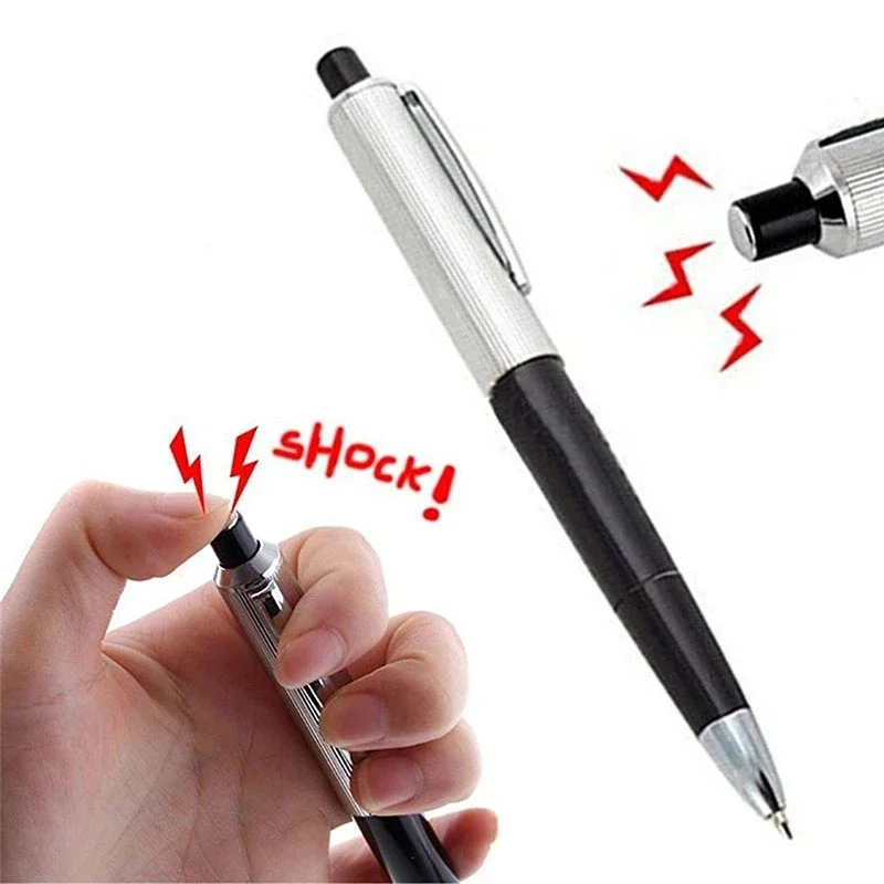 Shock Pen Prank Toy - Schockstift-Scherzartikel Lustige April-Scherz-Spielzeuge Neuartige Freunde-Scherze Schockierender