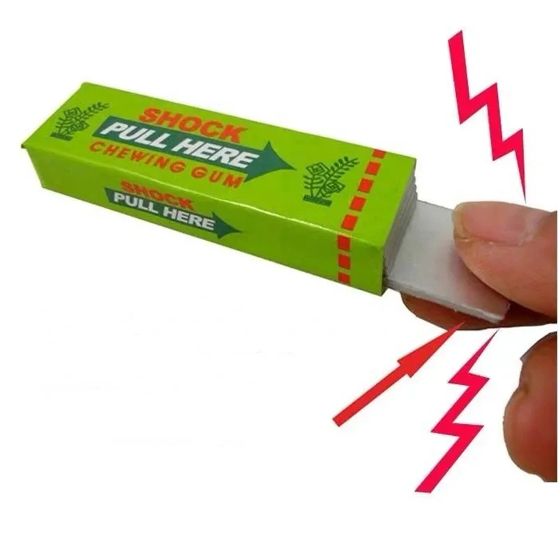 Shock Pen Prank Toy - Elektrischer Schock-Streich-Kaugummi mit Kopfziehmechanismus, Schockspielzeug, Geschenk,