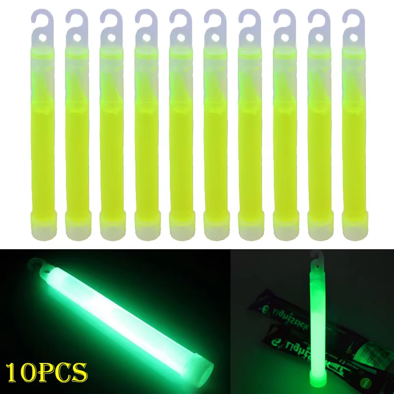 Glow In The Dark Party Glasses - 1-20 Stück Leuchtstäbe mit Haken, 6