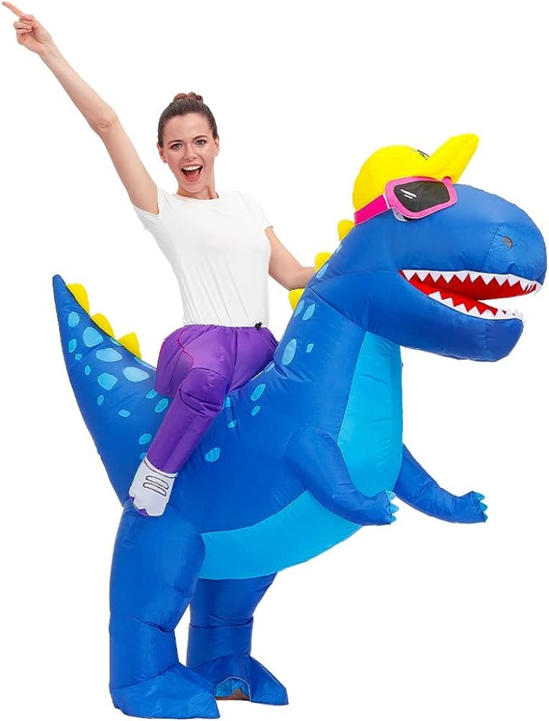 Inflatable Dinosaur Costume Adult - Aufblasbares Dinosaurier-Kostüm für Erwachsene Lustiges Aufblasbares