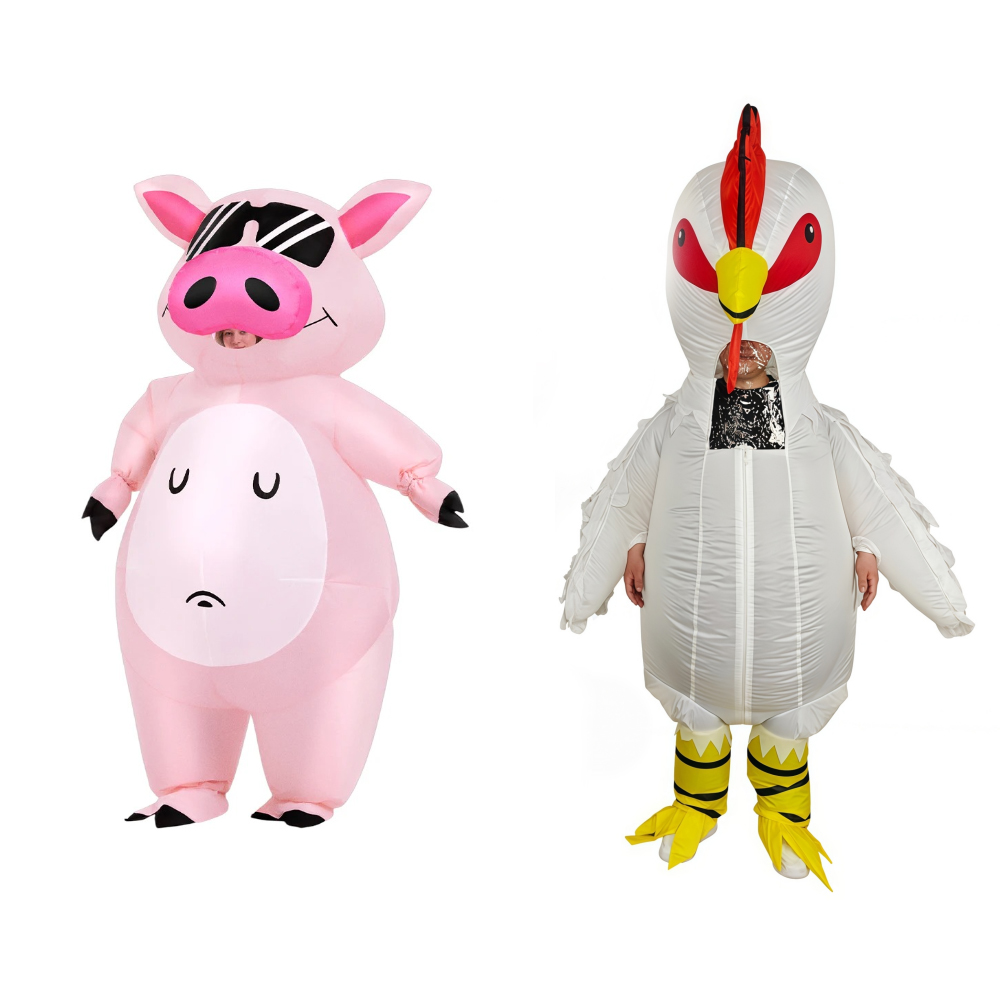 Cartoon-Tier-Ferkel-Aufblasbar – Costumes Bewertung und Preis