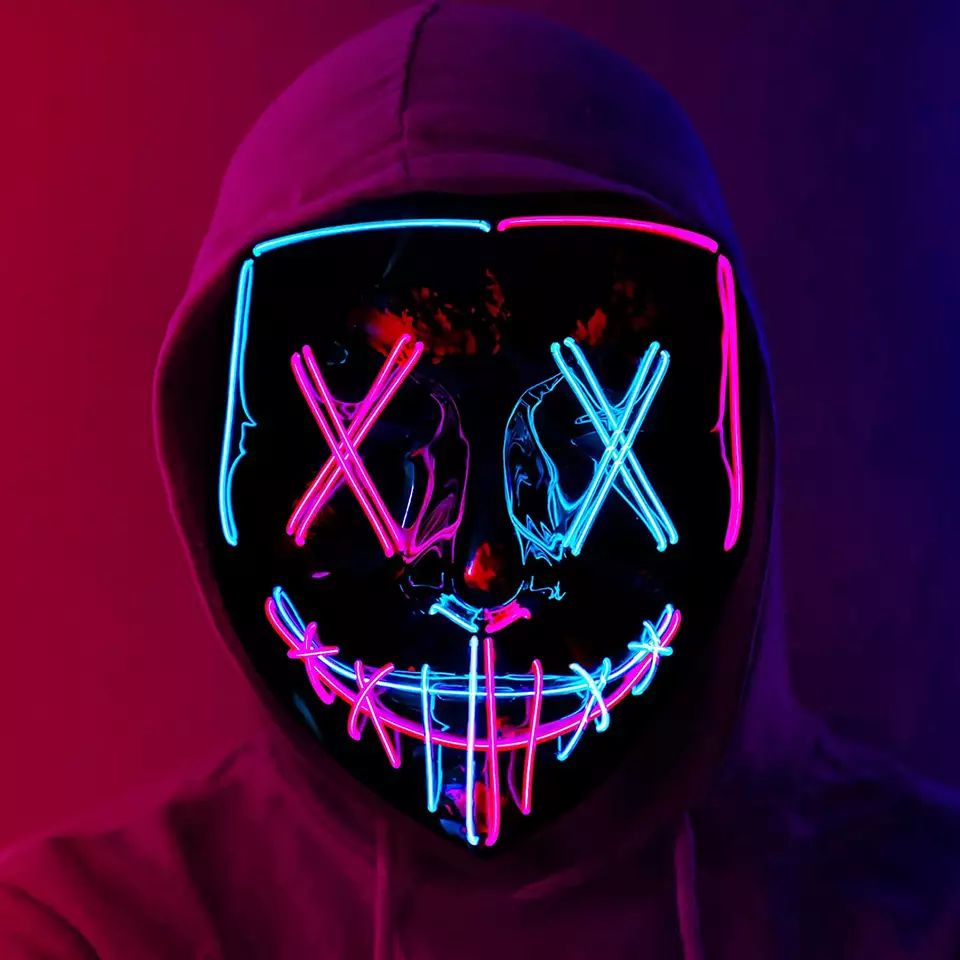 LED Licht up Maske für Hallowe – Led Purge Mask Halloween Bewertung und Preis