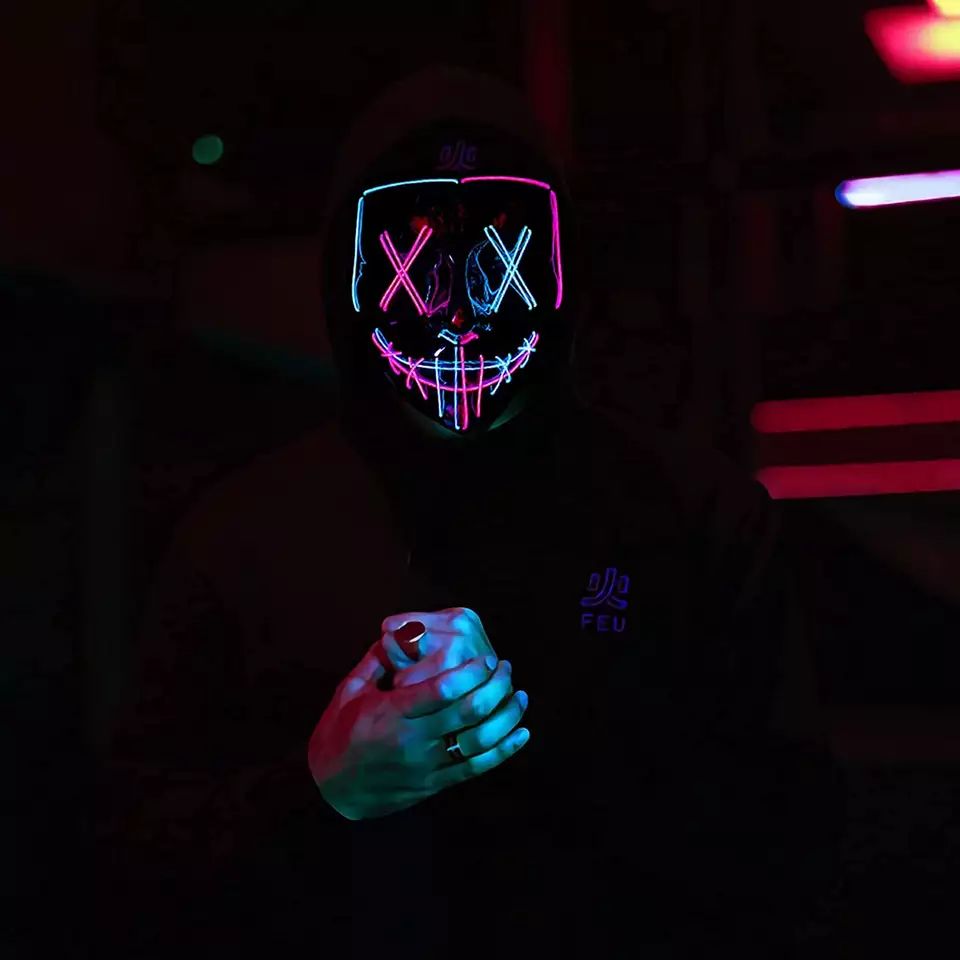 LED Licht up Maske für Hallowe – Led Purge Mask Halloween Bewertung und Preis