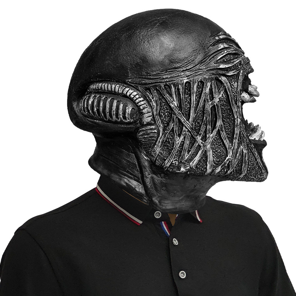 Alien Gruselmasken Latex-Kopfb – Latex Alien Mask Realistic Bewertung und Preis