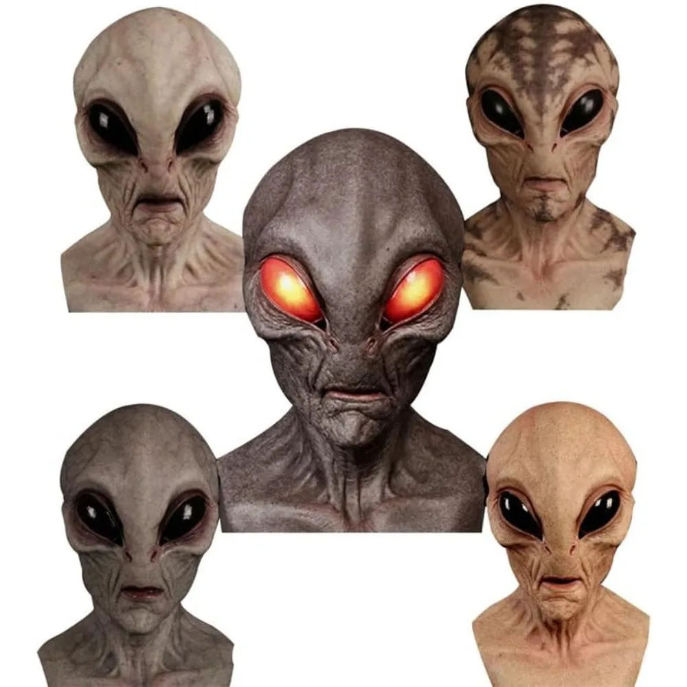 Heißer Verkauf Halloween-Kostü – Latex Alien Mask Realistic Bewertung und Preis