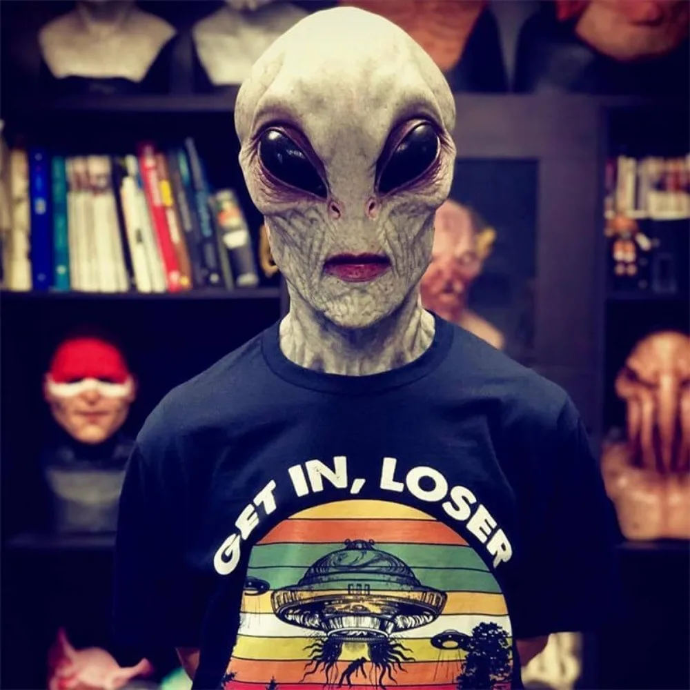 Heißer Verkauf Halloween-Kostü – Latex Alien Mask Realistic Bewertung und Preis