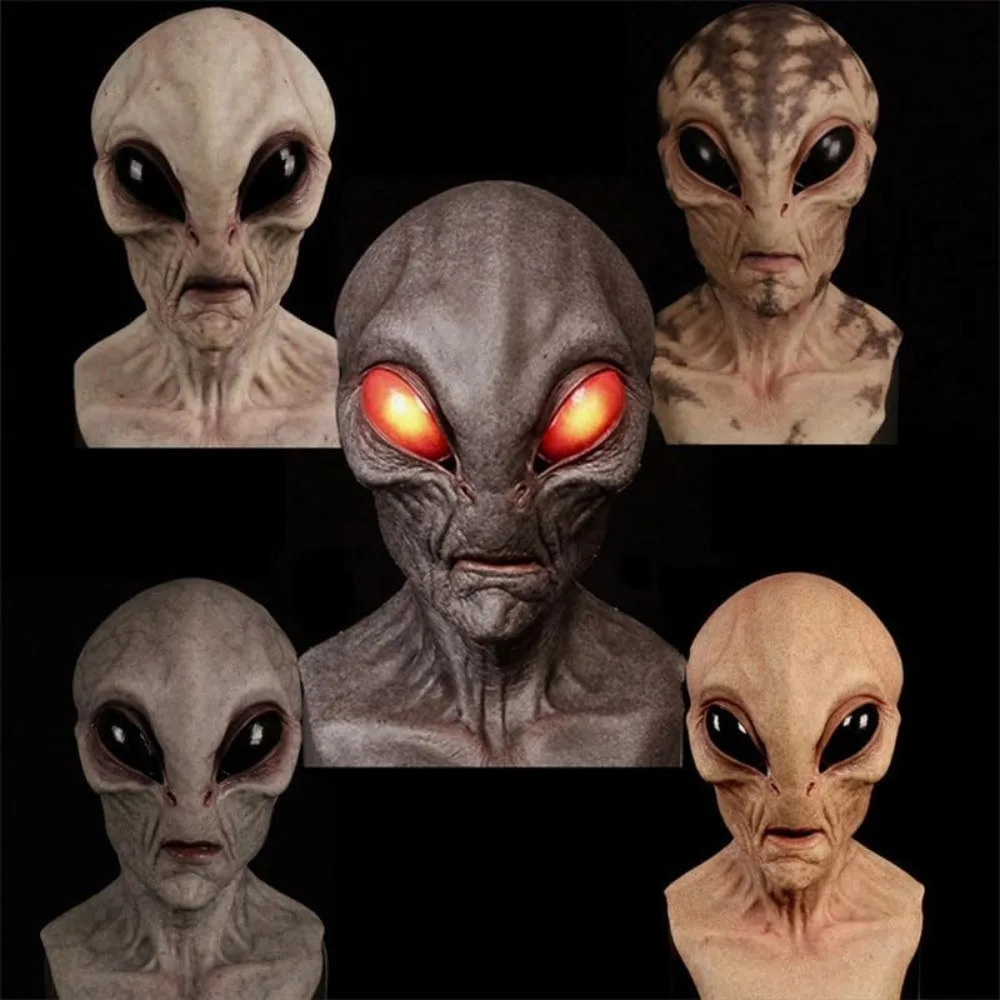 Heißer Verkauf Halloween-Kostü – Latex Alien Mask Realistic Bewertung und Preis