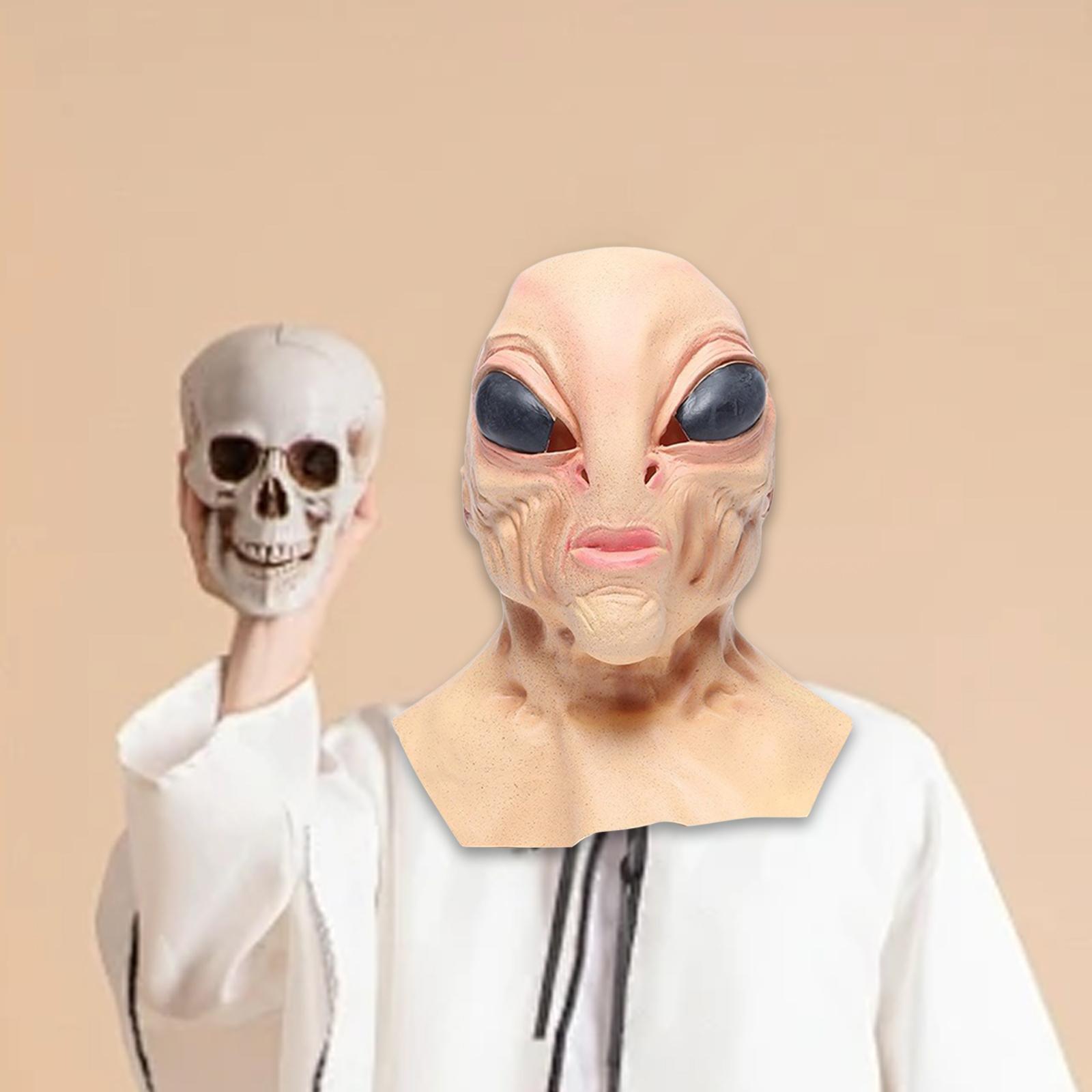 Latex-Alien-Maske, vollständig – Latex Alien Mask Realistic Bewertung und Preis