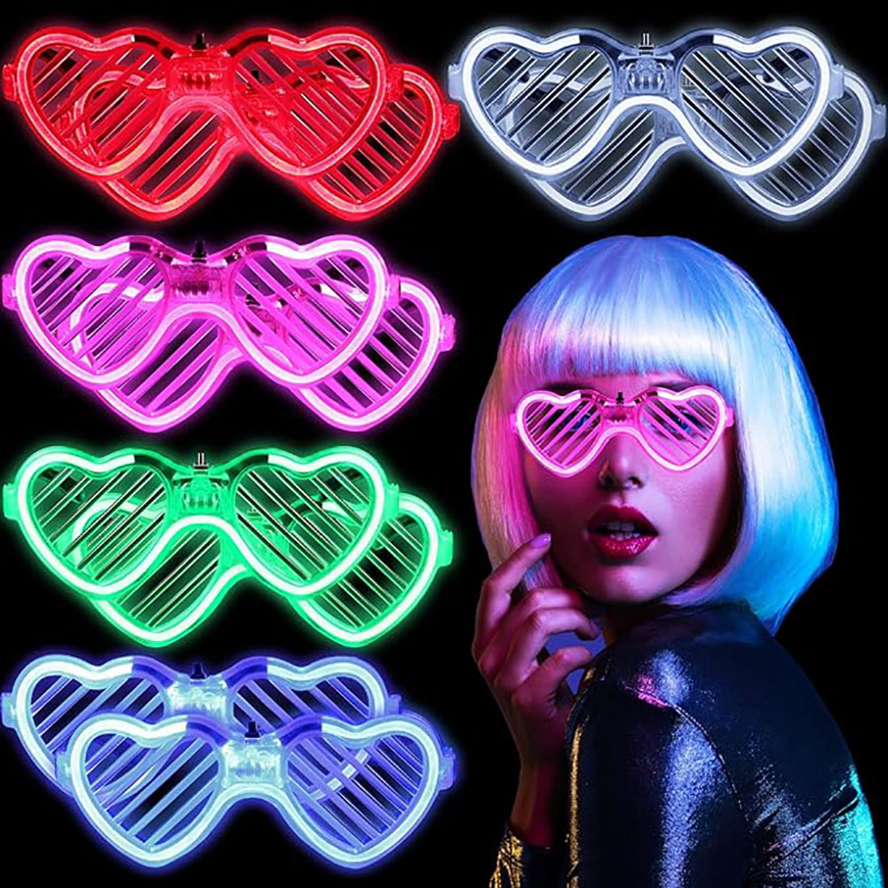 5/10/15/20/30 Stück LED-Neon-P – Glow In The Dark Party Glasses Bewertung und Preis