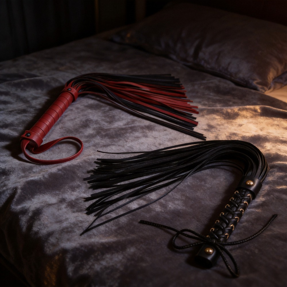 Erotischer Leder-Flogger BDSM  – Party Supplies Bewertung und Preis